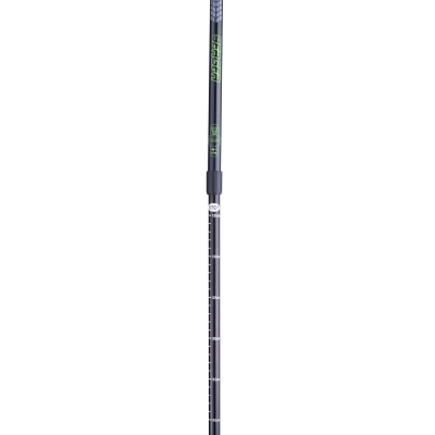 Палки для скандинавской ходьбы Longway, 77-135 см, 2-секционные, чёрный/ярко-зелёный