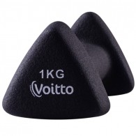 Гантель для фитнеса неопреновая треугольная Voitto 1 кг